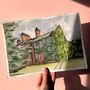 Personalised House Illustration In Watercolour, thumbnail 10 of 11