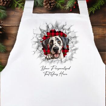 Personalised Christmas Great Dane Break Through, 4 of 10