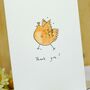 Personalised ‘Dancing Chicken’ Handmade Card, thumbnail 8 of 12
