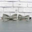 Dad And His Dog Yorkshire Tweed Bow Ties
