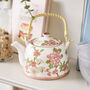 Floral Blooms Ceramic Teapot With Infuser, thumbnail 1 of 5