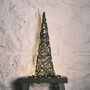 Light Up LED Rattan Witches Hat Halloween Decoration, thumbnail 3 of 7