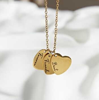 Personalised Heart Pendant Necklace, 6 of 9