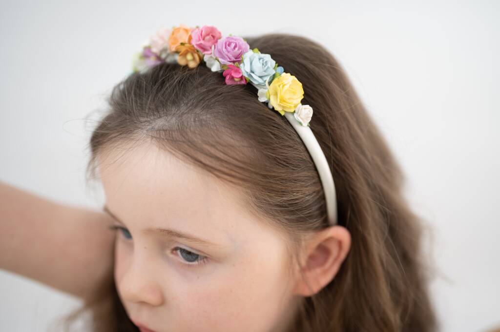 Pastel Flower Headband, 1 of 4