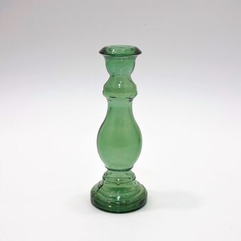 Recycled Glass Candle Stick Seven Colours, 4 of 6