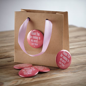 Personalised Party Bag Badges, 10 of 12