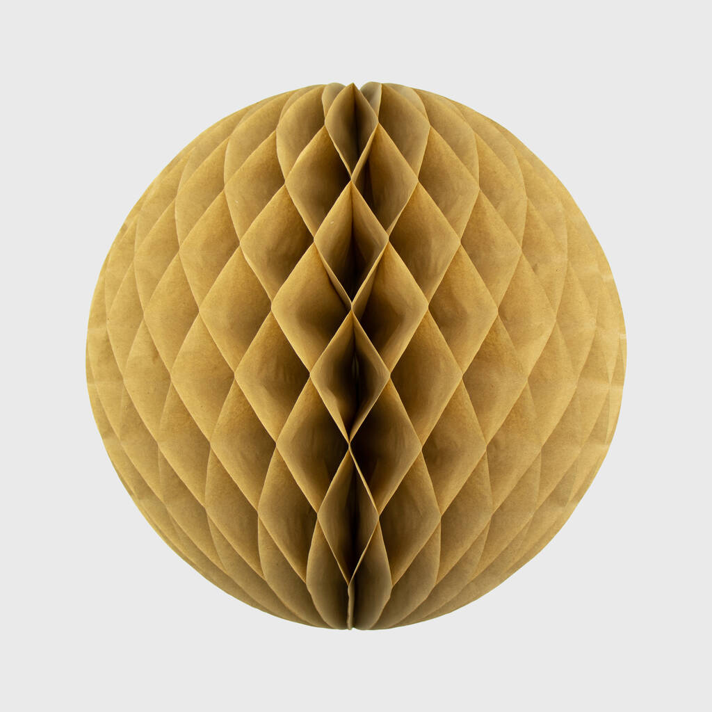 Paper Ball Decoration Kraft By The Conscious
