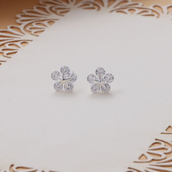 Crystal Snowflake Earrings In Mini Stocking, 5 of 7
