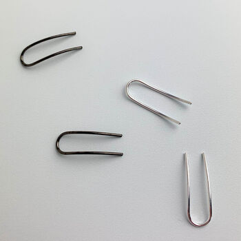 Sterling Silver Ear Climber Hook Earrings, 4 of 6