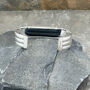 Ladies Three Line Cuff Bangle, thumbnail 3 of 11