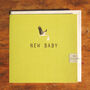 Gold Foiled New Baby Card, thumbnail 4 of 5