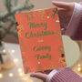 Personalised Family Christmas Card A5 Sized, thumbnail 1 of 2