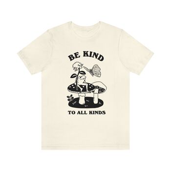 'Be Kind To All Kinds' Aesthetic Graphic Shirt, 6 of 6