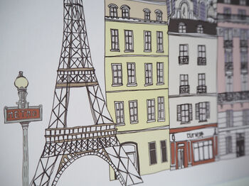 Paris Personalised City Print, 3 of 5