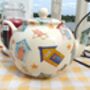 Six Cup Teapot In Beach Hut Design, thumbnail 7 of 9