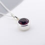 Personalised Sterling Silver February Amethyst Birthstone Necklace, thumbnail 3 of 12