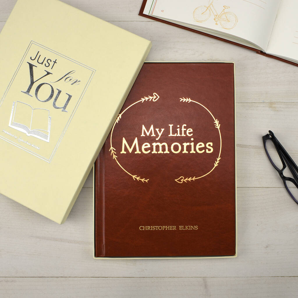 My Life Memories Journal By Jonny's Sister | notonthehighstreet.com