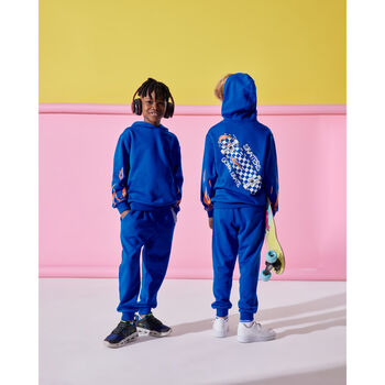Skater Boys Cotton Tracksuit – Blue, 2 of 4