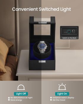 Automatic Watch Winder Box Single Watch Case, 4 of 8