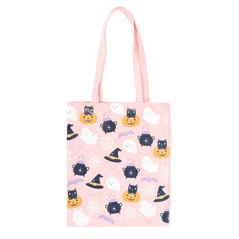 Cute Halloween Print Polycotton Tote Bag, 2 of 4