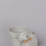 G Decor Grey Spotted Cute Dog Planter, thumbnail 4 of 5
