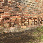 Rusty Metal Garden Letters Sign Decoration Feature, thumbnail 3 of 6