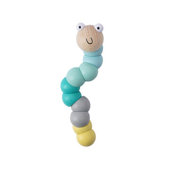 Set Of Two Wooden Wiggly Worms 10+ Months, 3 of 4
