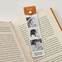 Personalised Metal And Leather Photo Bookmark, thumbnail 1 of 4
