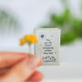 Best Friend Matchbox Gift – “You Are The Friend Everybody Wishes They Had” Mini Flower Keepsake, thumbnail 2 of 5
