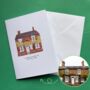 Personalised House Illustrated Greetings Card, thumbnail 1 of 4