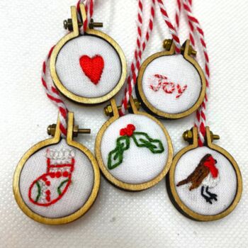 Diy Mini Christmas Decoration/Napkin Ring Kit, 7 of 8