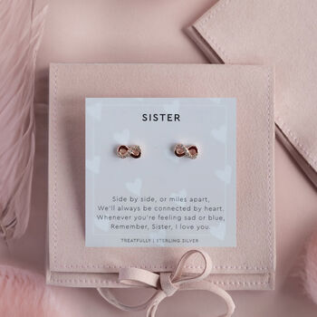 Sister Earrings Studs, 2 of 6