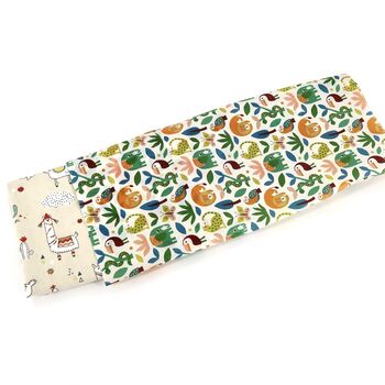 Baby Swaddle Blanket Reversible With Attachable Teether, 9 of 9