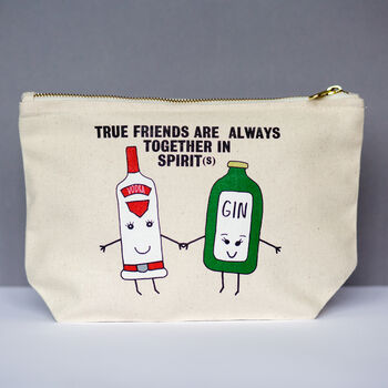 'Together In Spirits' Friendship Make Up Bag, 5 of 5