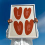 Love Hearts Wall Art, Colourful Hearts Poster, thumbnail 2 of 8