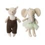 Gift Boxed Pair Of Animal Soft Toys, thumbnail 4 of 5