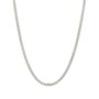 Gold Flat Cuban Chain Mens Gold Plated 925 Silver Chain Necklace, thumbnail 8 of 12