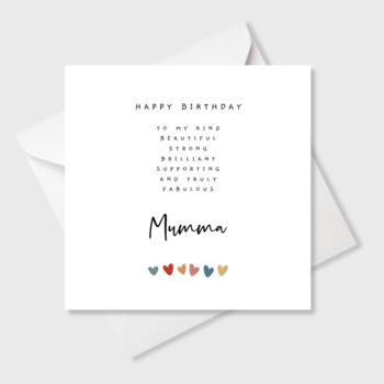 Birthday Card Mumma Mum Mummy, 2 of 2
