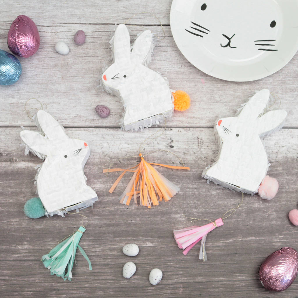 Easter Themed Bunny Rabbit Table Favours And Treats By Postbox Party