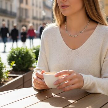 Silver Or Gold Personalised Snaffle Bit Necklace, 7 of 9