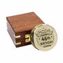 Personalised Brass 46th Birthday 100 Year Calendar Compass, thumbnail 1 of 12