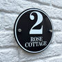 Personalised House Sign Road, Number And Design, thumbnail 4 of 10
