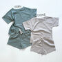Personalised Organic Cotton Shorts Set Summer Holidays, thumbnail 5 of 5