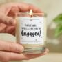 Smells Like You're Engaged, Engagement Gift For Couples, thumbnail 1 of 8