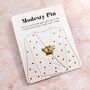 Modesty Pin, Bee Pin, Bee Shaped Modesty Pin, Bee Little Brooch, thumbnail 1 of 7