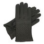 Melbury. Men's Woven Leather Silk Lined Glove, thumbnail 1 of 7