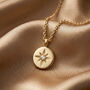 Gold Star Coin Necklace, thumbnail 1 of 5