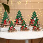 Diy Wooden Christmas Sled Ornament Decoration, thumbnail 1 of 5