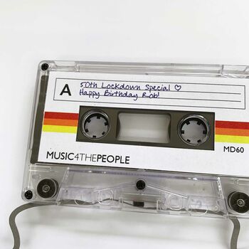 Milestone Year Framed Personalised Cassette Mixtape Art, 3 of 4