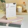 2023 2024 Mid Year Refillable Desk Calendar With Stand, thumbnail 3 of 10